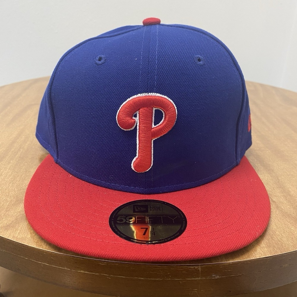 Philadelphia Phillies 7 1/4 New Era Authentic On-Field 59FIFTY Fitted Hat Blue
